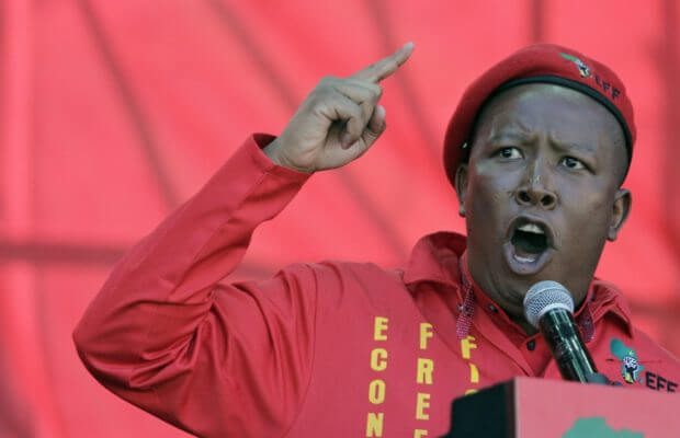 Black Communist Leader Julius Malema Admits Blacks Are Not Native to South Africa